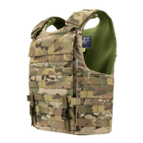 Anorak Rhodium® Tactical III MultiCam® maastokuosinen pistos- ja luotiliivi, jämäkkä malli, taso Level IIIA suoja.