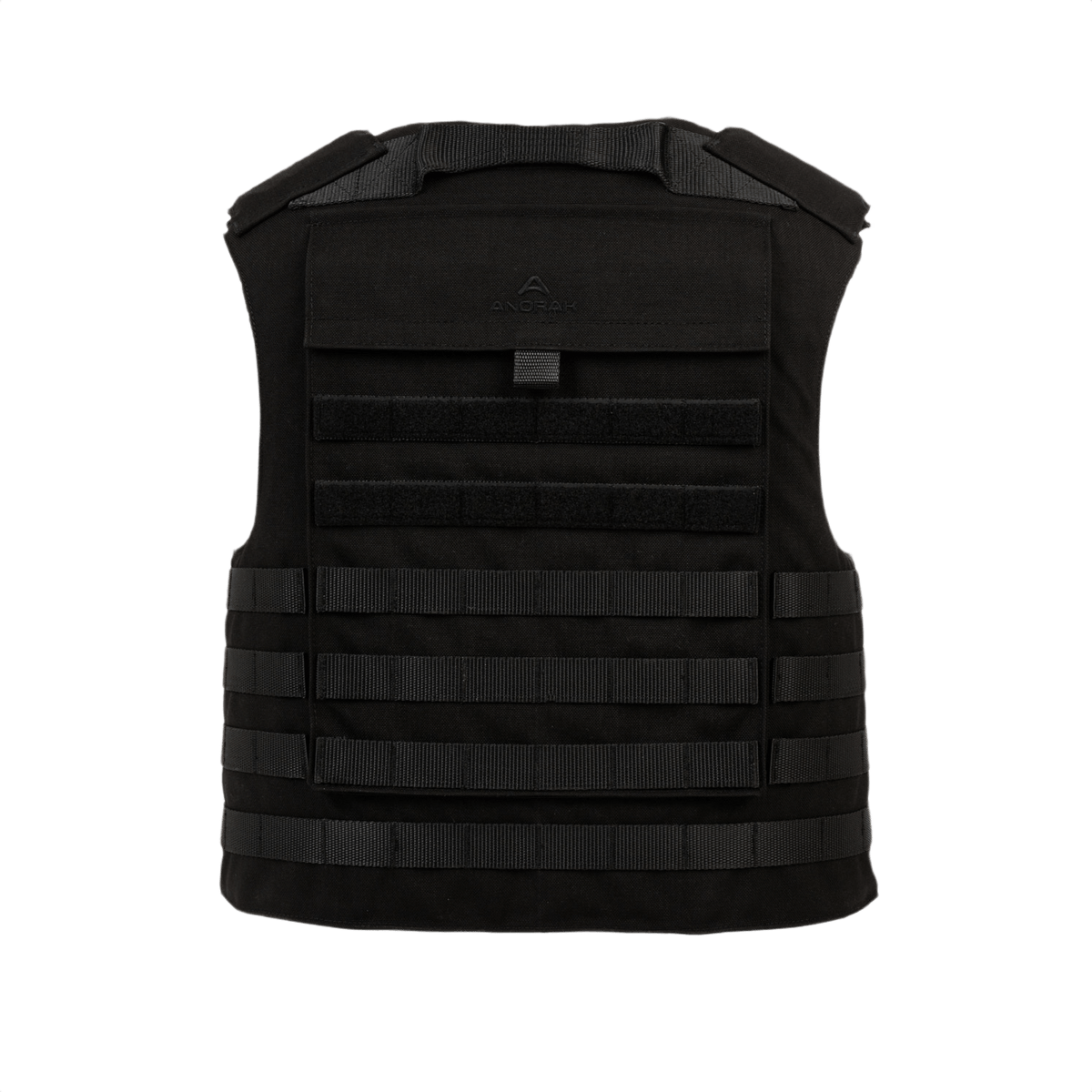 Anorak Tactical II Cover mustana 360° PALS-nauhoilla erikoisjoukoille, suunniteltu laajaan kehonpeittoon ja muokattavuuteen.
