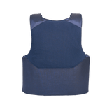 Anorak Topaz® Concealable I -pistosuojaliivi laivastonsinisenä, takakuva, Level 1 NIJ 0115.00 STD veitsi- ja pistosuoja.
