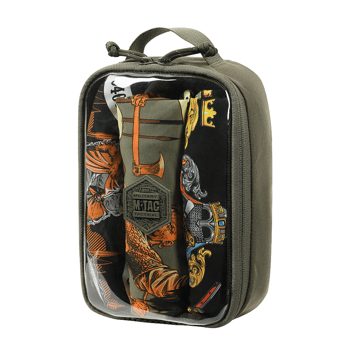 M-Tac Utility Organizer Transparent Elite Small Gen. II oliivinvihreänä läpinäkyvällä etupaneelilla ja NIJ-sertifioinnilla, galleria, sijainti 1
