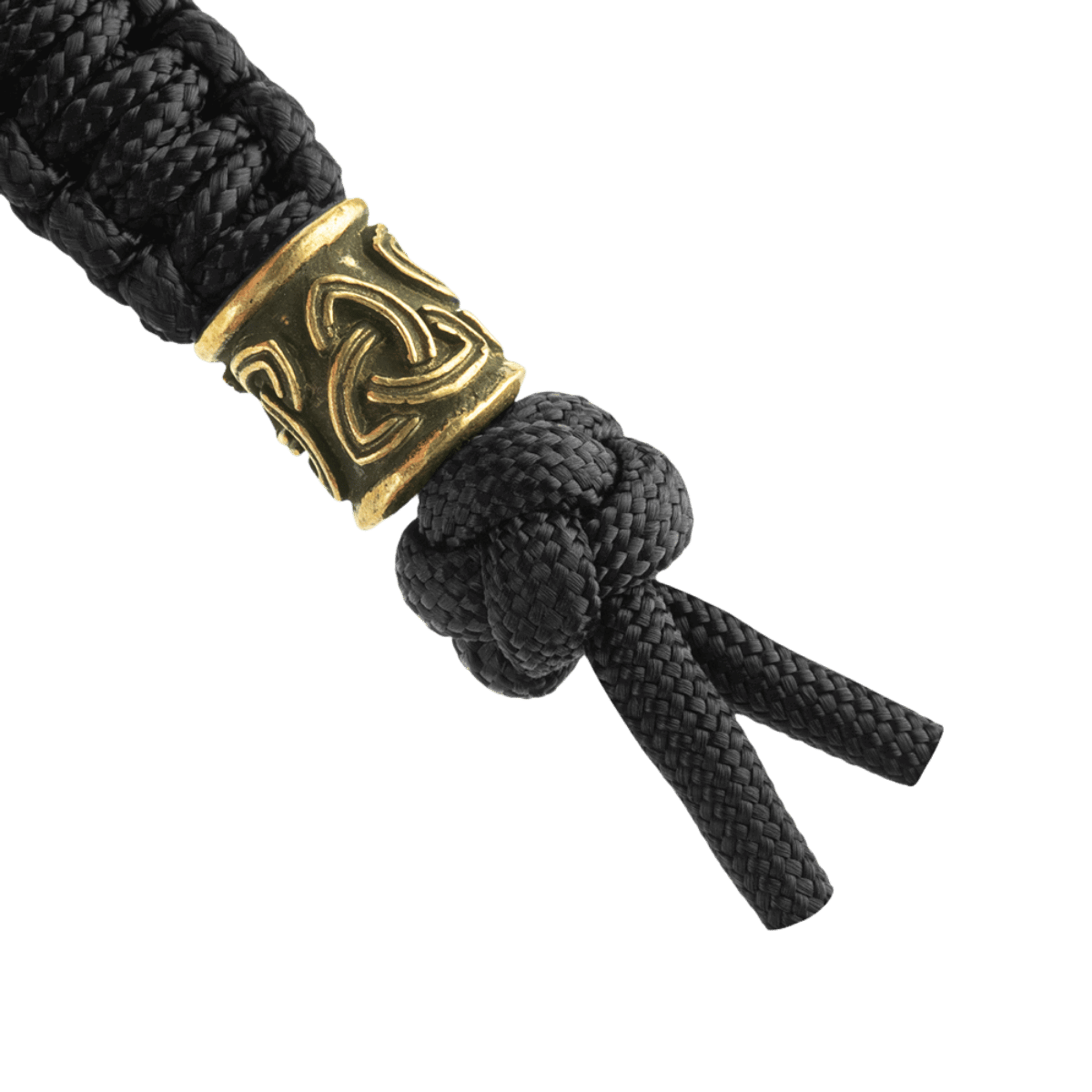 M-Tac Lanyard Skandinavisk Small Triquetra kestävästä paracordista, koristehelmi, pohjoismainen design ja Triquetra-symboli.