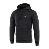 M-Tac Cotton Raglan -huppari, musta, raglanhihat ja tasku, valmistettu 100 % puuvillasta mukavuutta ja liikkumisvapautta varten.