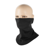 M-Tac Balaclava Ninja Moisture-Wicking Gen.II Polartec mustana, ihanteellinen taktiseen käyttöön ja ulkoiluun, suojaa kasvoja ankarissa oloissa