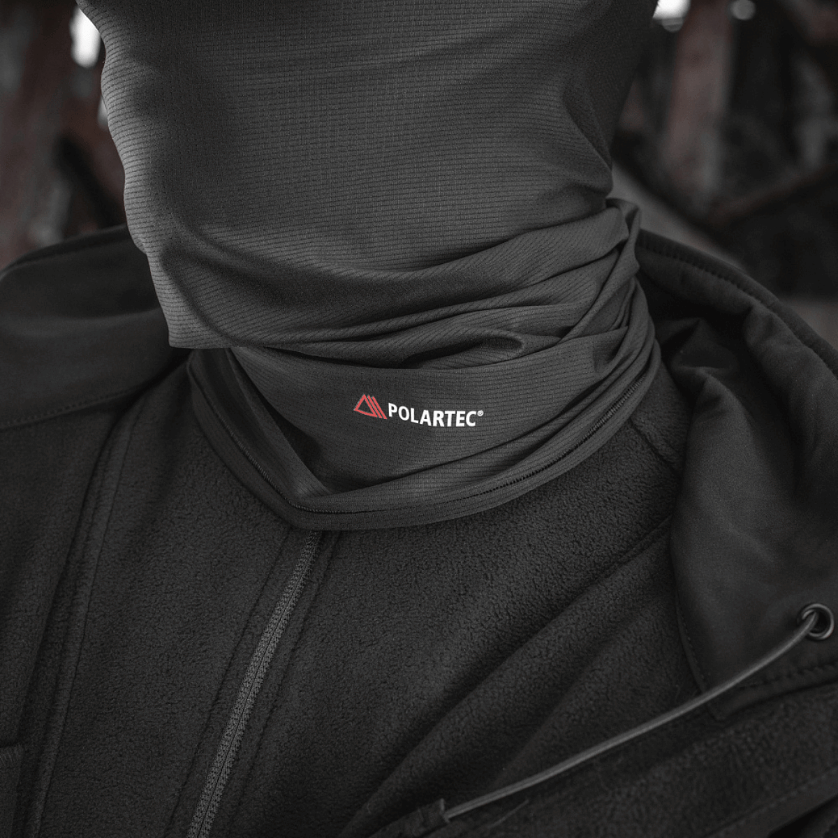 M-Tac Polartec Vent Tube Scarf mustana, peittää kaulan ja kasvot suojaksi tuulelta ja kylmältä, tehty Polartec® Power Dry® -materiaalista