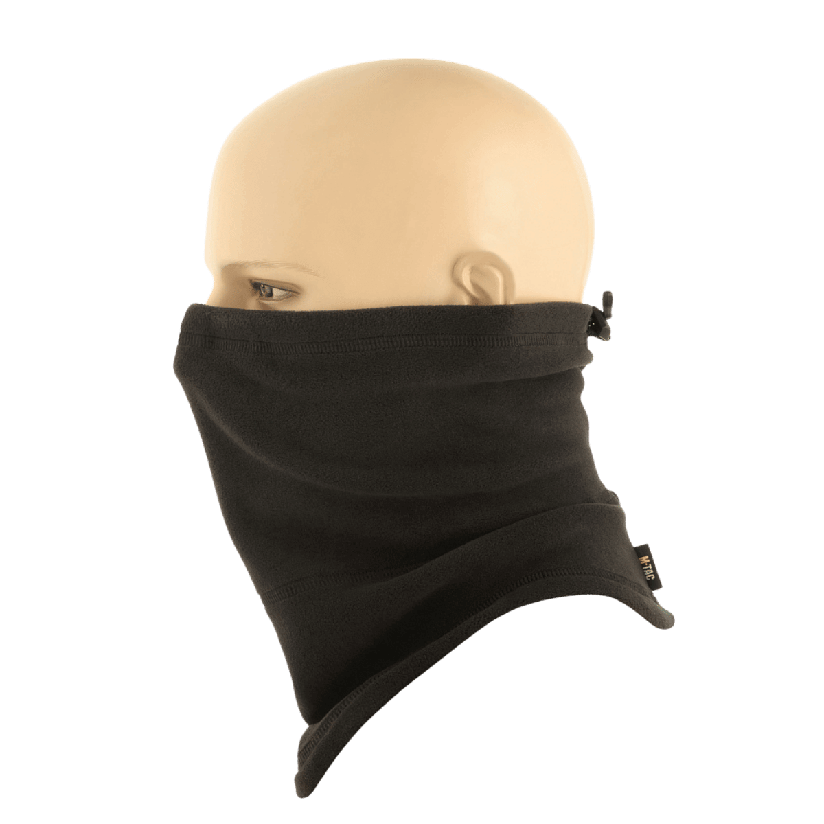 M-Tac anatominen Tube Scarf narulla Polartec fleece kaulapötkö mustana, sopii suojaamaan tuulelta ja säältä, monitoiminen muotoilu