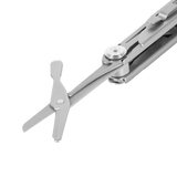 M-Tac Type 3 Foldekniv (5-i-1) Rustfrit Stål saksitoiminnolla, suunniteltu kestävyyteen ja monipuolisuuteen päivittäisessä käytössä ja ulkoseikkailuissa.