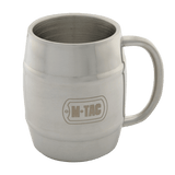 M-Tac termomuki Camping-oluelle – ruostumaton teräs, kaksoisseinämäinen kromipintainen 450 ml muki ulkokäyttöön.