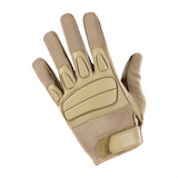 M-Tac Assault Tactical Mk.2 -hanskat beige, iskunvaimennus ja säädettävä velcro, aitoa nahkaa.