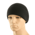 Musta M-Tac Fleece Polartec Watch Cap mannekiinilla, sopii kylmiin olosuhteisiin, valmistettu kestävästä Polartec® 200 Series -fleecestä.