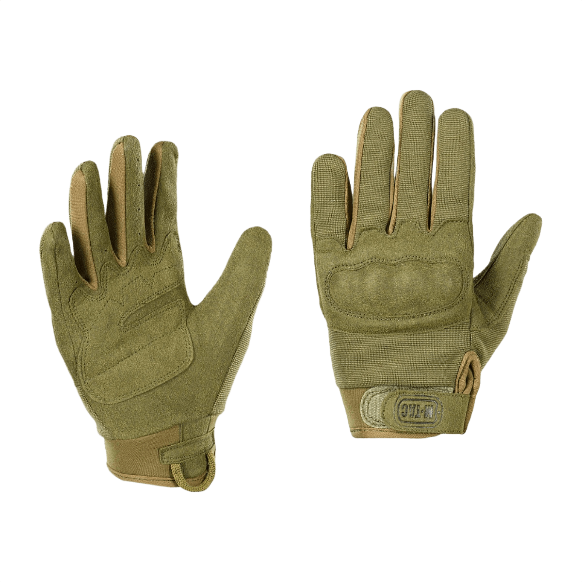 M-Tac Assault Tactical Mk.5 -käsineet integroidulla nyrkkisuojalla ja keinonahalla, soveltuvat ampumiseen ja taktiseen käyttöön.