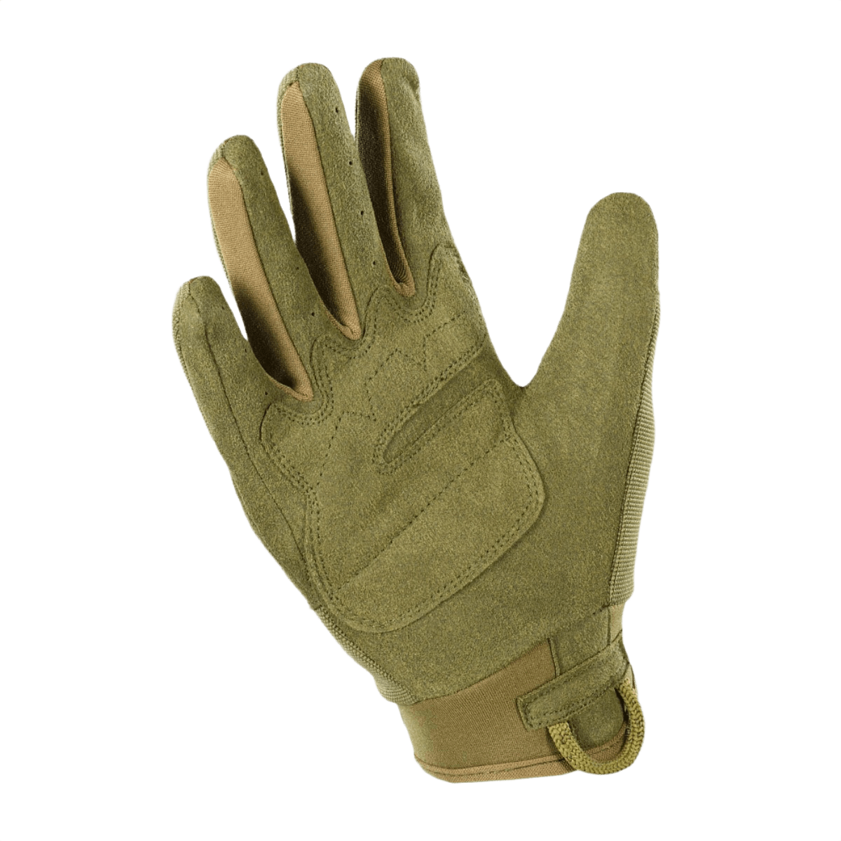M-Tac Assault Tactical Mk.5 -käsineet nyrkkisuojalla ja säädettävällä velcro-kiinnityksellä, suunniteltu ampumiseen ja taktiseen käyttöön.
