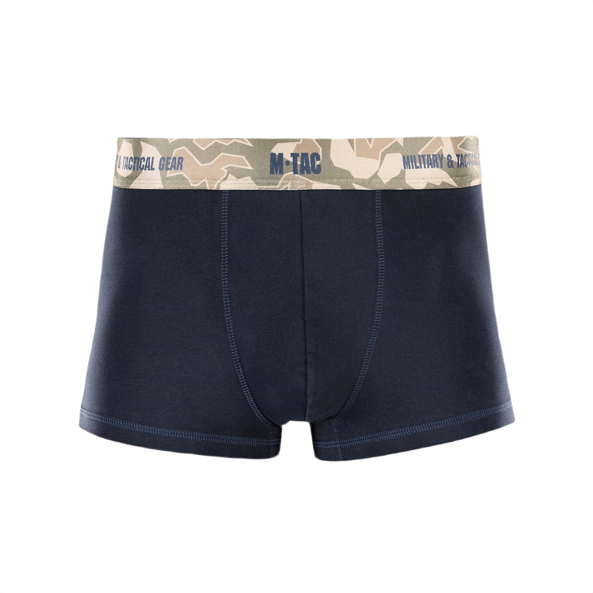 M-Tac Herre Boxer 93/7 navyssä leveällä kuminauhalla ja mukavalla anatomisella istuvuudella. Täydellinen aktiiviseen elämäntyyliin, 93% puuvillaa, 7% elastaania.