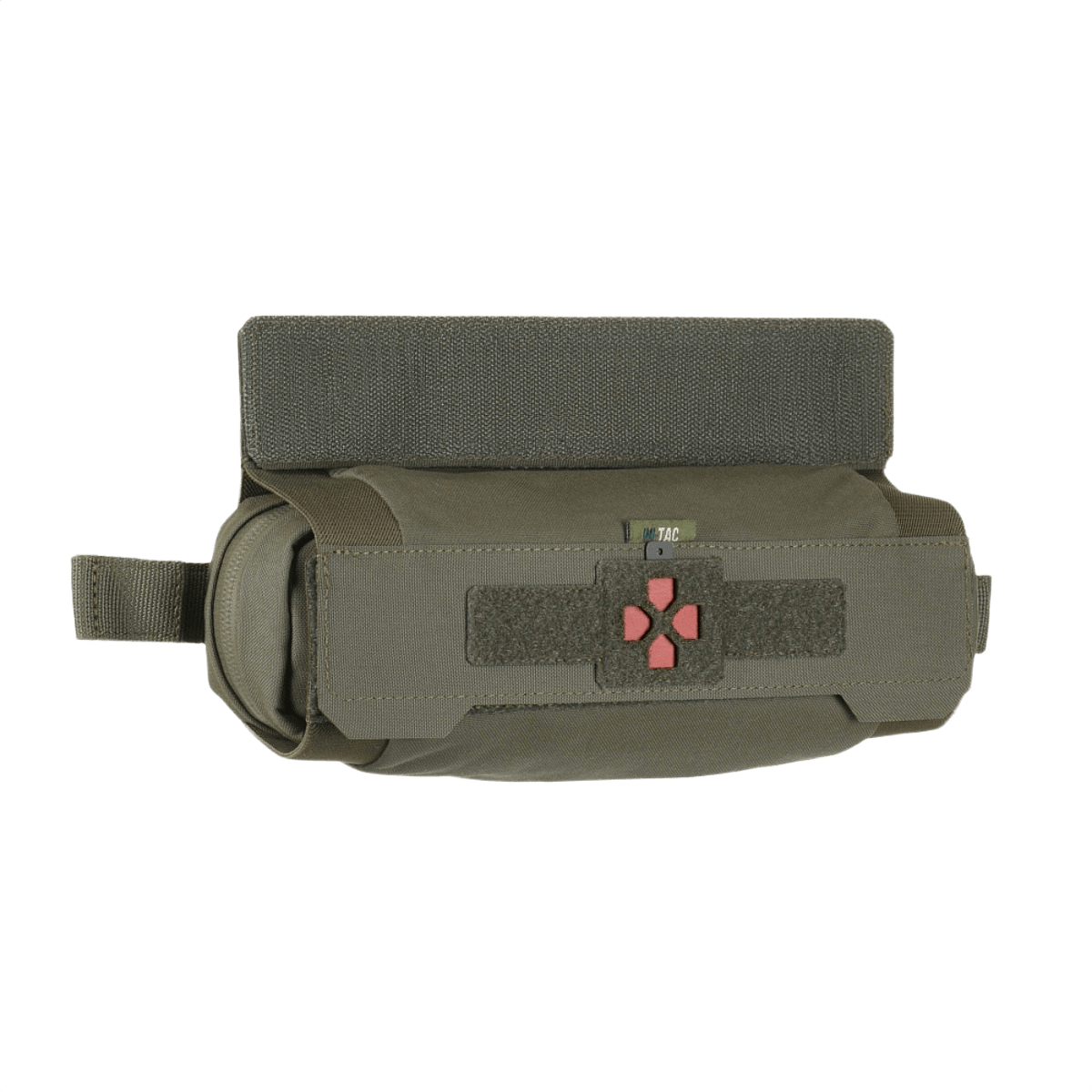 M-Tac Horizontal Medical Pouch ROLL Elite Cordura 500D, suunniteltu kiinnitettäväksi plate carrierin taakse.