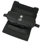 M-Tac Horizontal Medical Pouch ROLL Elite rulla mustana, 'UP' -nuoli, Cordura 500D, kiinnitettävä plate carrieriin.