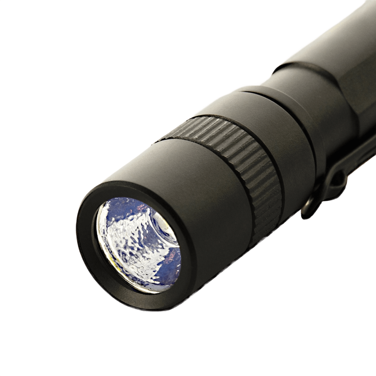 M-Tac taskulamppu K2 alumiinista, kompakti EDC-taskulamppu, jopa 90 lumenia, LED XPE2, veden- ja iskunkestävä, täydellinen avainrenkaaseen.