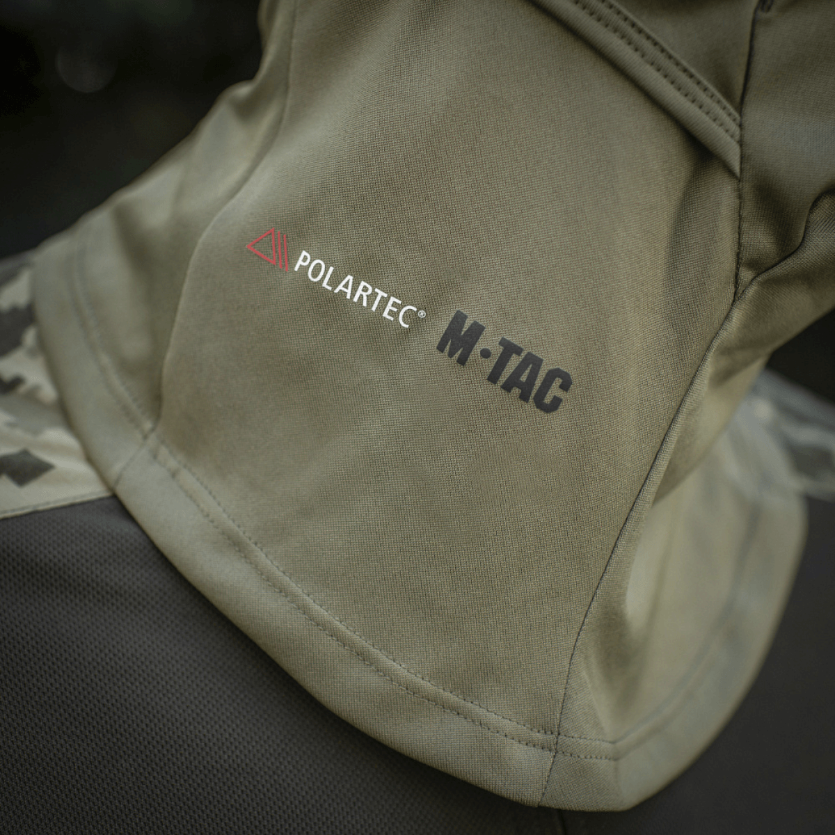 M-Tac Sweater-Ninja-Balaclava Premium valmistettu Polartec® Power Dry -materiaalista mukavuutta ja kosteudenhallintaa varten