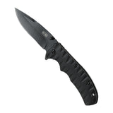 M-Tac Outdoor & Militær taittoveitsi - Type 4, musta terä ja G10-kahva, kevyt ja kestävä, sopii EDC-varusteisiin.