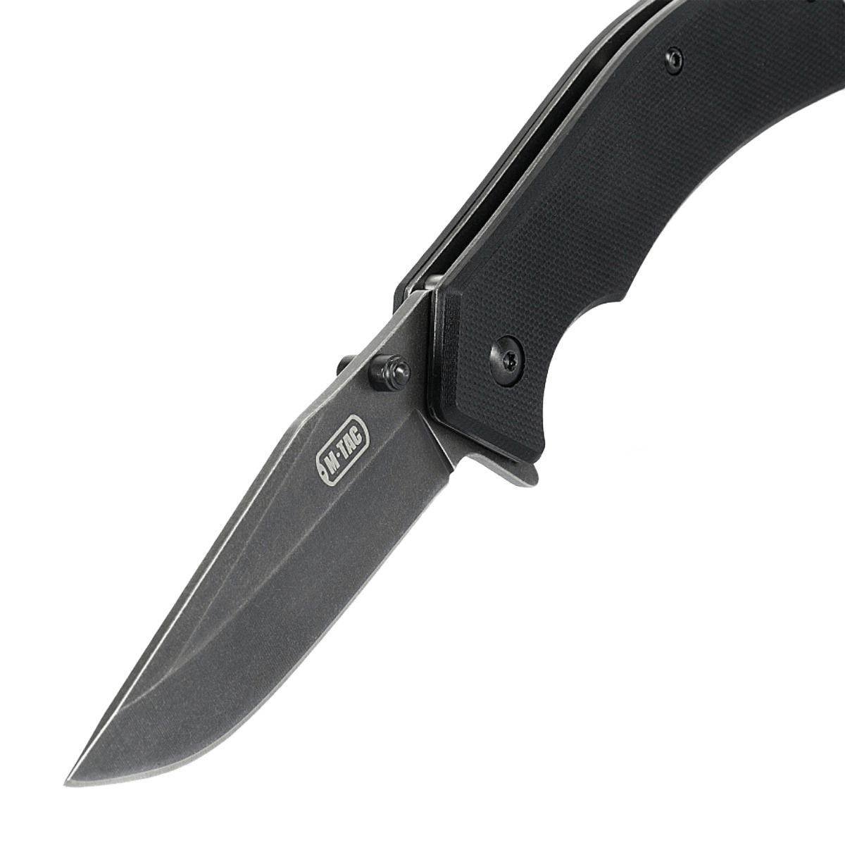 M-Tac Outdoor & Militær taittoveitsi - Type 8, Clip Point -terä kromiruostumattomasta teräksestä, sopii EDC- ja taktisiin käyttöihin.
