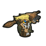 M‑Tac Patch Baba-Yaga Horizontal 3d-muotoilulla esittää soturia yökiikareineen ja kranaatteineen, symboloi ukrainalaista UAV "Baba Yaga",
