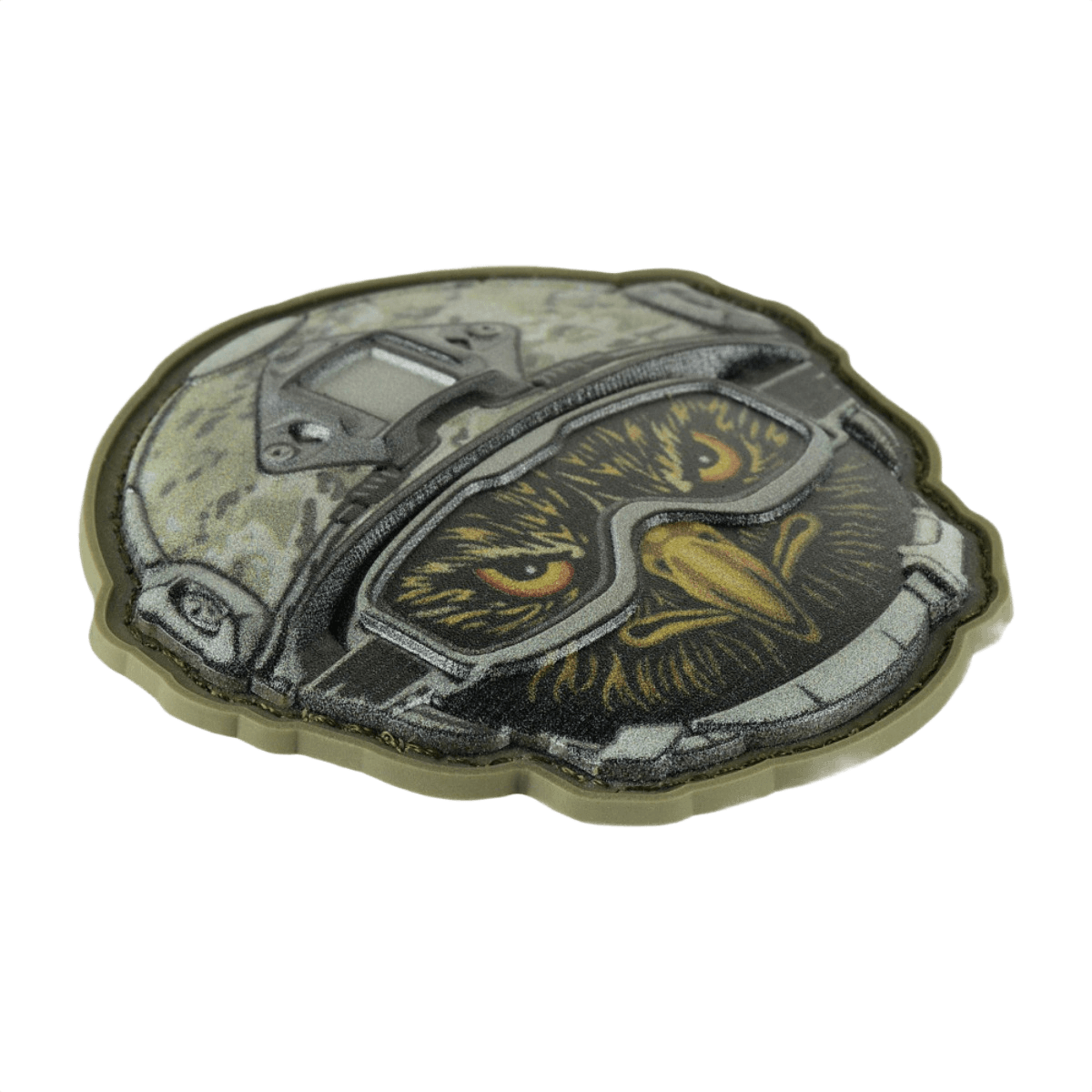 M-Tac Patch Emoji #10 3D-efektillä. Hauska PVC-moraalimerkki Velcro-kiinnityksellä vaatteisiin tai varusteisiin. Koko: 6.5 x 6.5 cm.