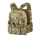 M-Tac Plate Carrier Cuirass FAST XL QRS suojaliivi Cordura 500D:stä pikakiinnityksellä; yhteensopiva ESAPI XL -levyjen kanssa.