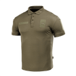 M-Tac Polo Elite Tactical Coolmax, vihreä taktinen paita anti-staattisella langalla, ihanteellinen poliisi- ja turvallisuustyöhön.