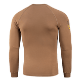 M-Tac Raglan T-Shirt UA Side nähtynä takaa, ruskea väri ja raglanhihat. Mukava ja kestävä premium-painatuksella ja joustavilla resoreilla.
