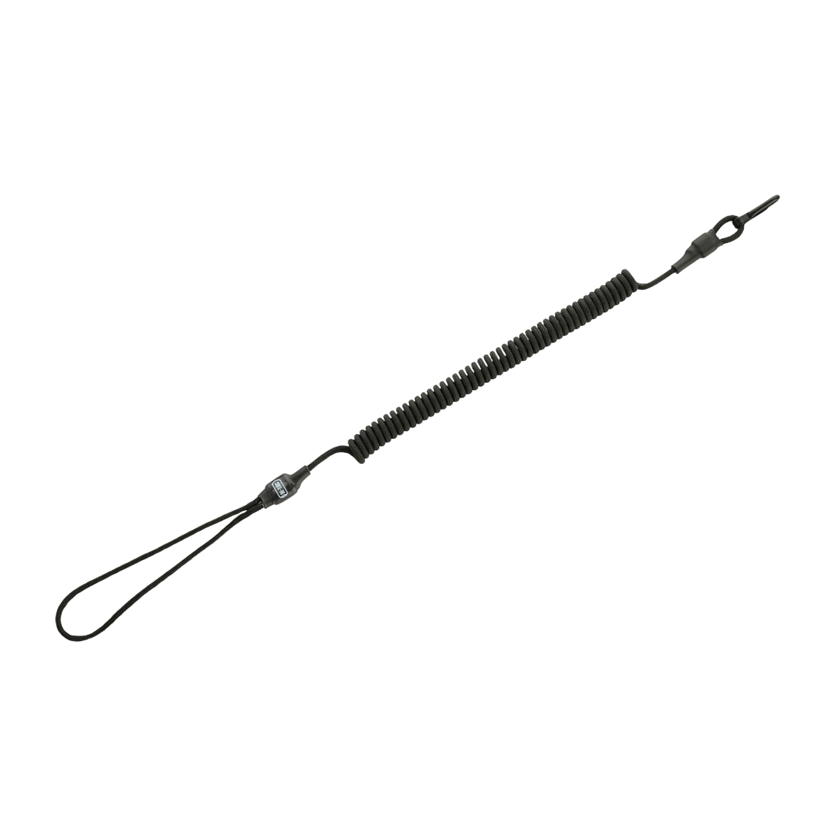 M-Tac Safety Cord Medium Combo aseiden ja varusteiden kiinnitykseen karabiinihakalla ja MOLLE-ominaisuuksilla varkauden estämiseksi.