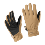 M-Tac Handsker Soft Shell Thinsulate, ulkoiluun, nahkavahvistettu kämmen ja kosketusnäyttötoiminto, ruskea.