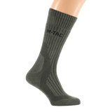 M-Tac Sokker Mid Calf Mk.4 miehille, mukavuutta ja suojaa vaellukseen, lämpövyöhykkeillä ja pehmustetuilla alueilla, joustava resori vakauteen