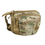 M-Tac Sphaera Hex Hardsling Bag Large Elite maastokuvio, sopii ulkoiluun, sivulta nähtynä.