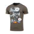 M-Tac T-Shirt Comics Drone Girl FPV-pilotti -printillä, luova ja dynaaminen design kunnioittaa ukrainalaisia drone-operaattoreita.