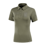 M-Tac Tactical Polo-Shirt 65/35 Lady kestävä puuvilla-polyester naisille, Velcro merkeille ja ID.