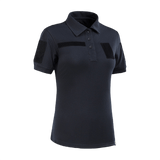 M-Tac Tactical Polo-Shirt 65/35 Lady Velcrolla hihoissa ja rinnassa, tehty puuvilla-polyester-sekoituksesta mukavuutta ja kestävyyttä varten.