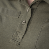 M-Tac Tactical Polo-Shirt 65/35 Lady puuvilla-polyester sekoituksella, napit yksityiskohdissa ja käytännöllinen naisten malli.