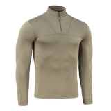 M-Tac Thermal Fleece Trøje Delta Level 2 kylmiin oloihin, valmistettu 100% polyesteristä, lämmön- ja kosteudensiirto-ominaisuuksilla.