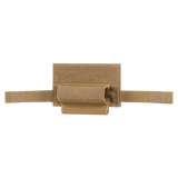M-Tac Tourniquet Pouch Elastic Gen.5 Cordura 500D, tan-värinen, suunniteltu taktiseen käyttöön nopealla pääsyllä ja turvallisella kiinnityksellä.