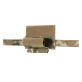 M‑Tac Tourniquet Pouch Elastic Gen.5 Cordura 500D:stä, elastisella nauhalla ja velcrolla camo-kuviossa, ihanteellinen taktiseen käyttöön.