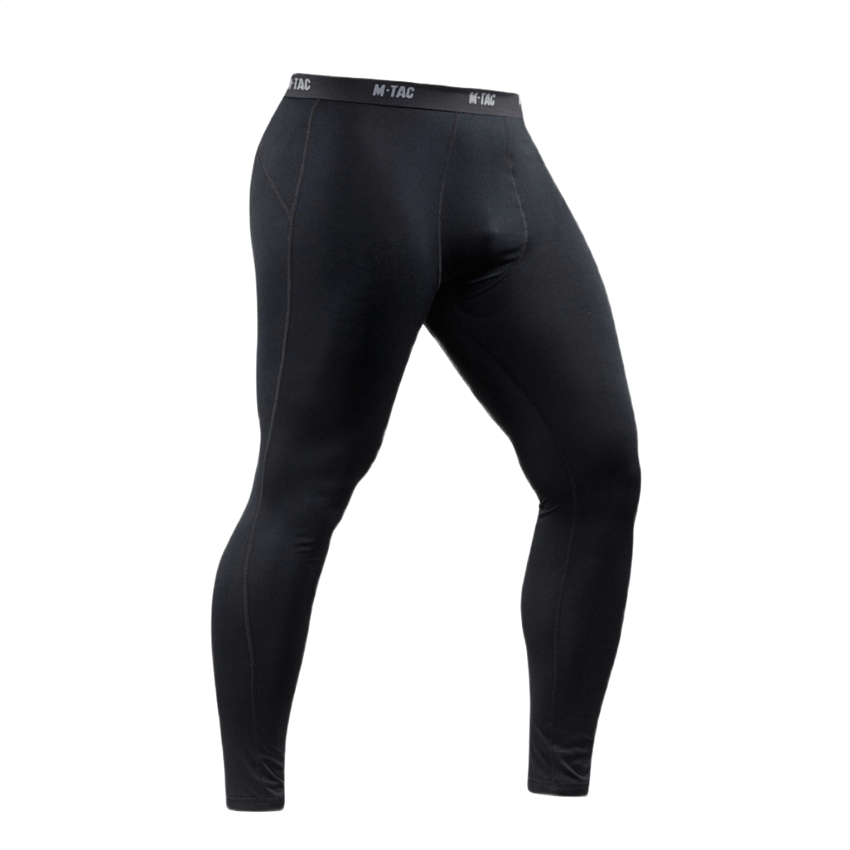 M-Tac Level I Polartec Thermal -housut mustina, valmistettu Power Dry® -materiaalista, ihanteellinen baselayeriksi talveen ja välikauteen.