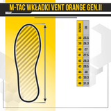 M-Tac Vent-pohjalliset Orange Gen.II kokoaulukolla ja muotoilun esittelyllä