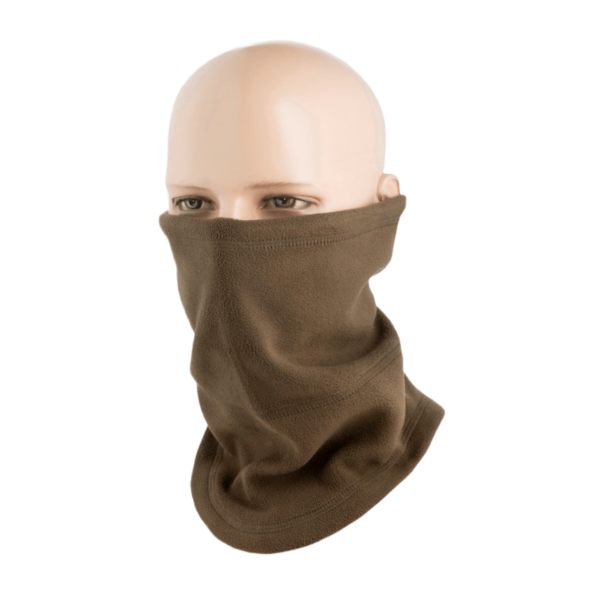 M-Tac Fleece Neck Gaiter (Tok Tube) ruskeana, monikäyttöinen kaulavaate kylmään säähän, täydellinen talveen ja ulkoiluun