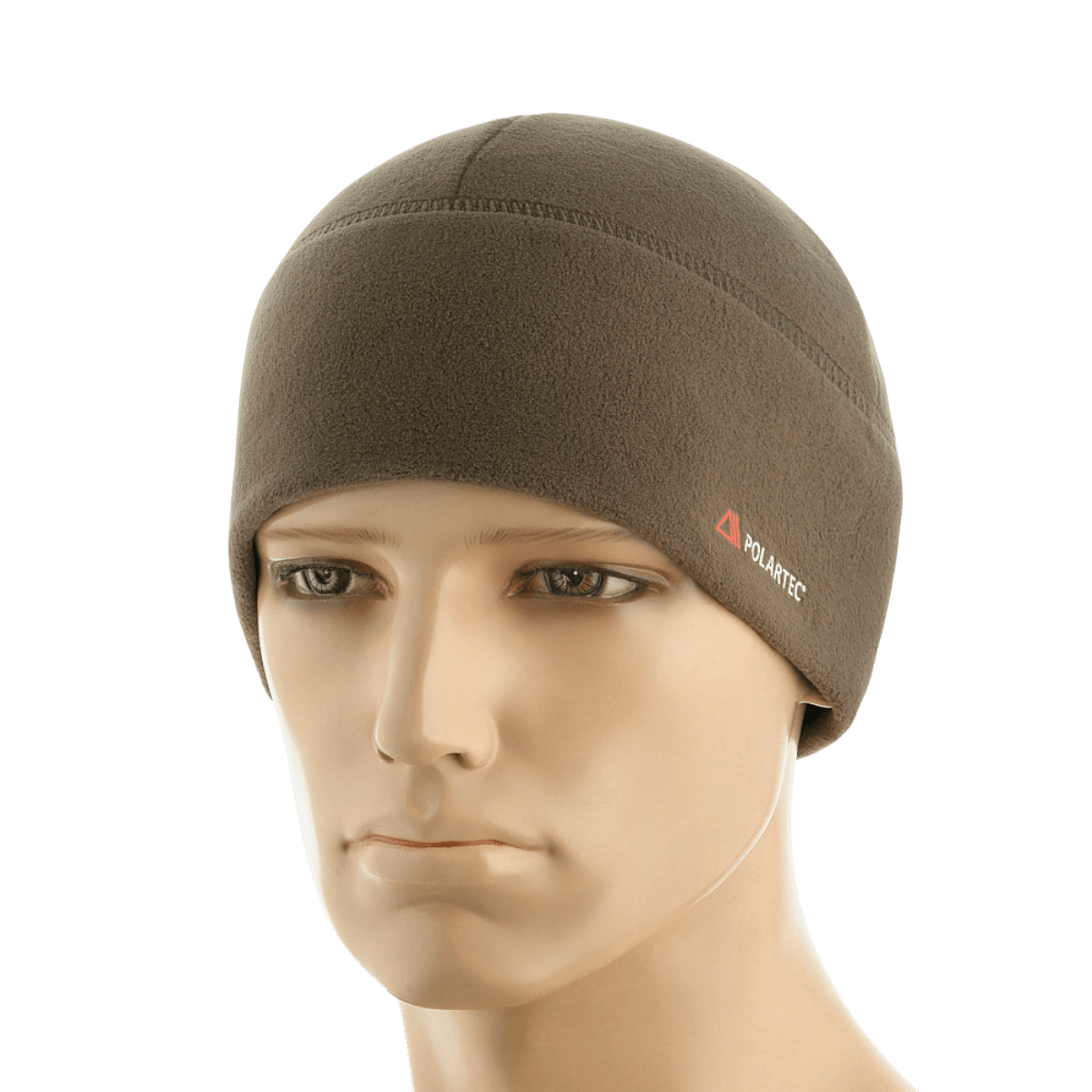 M-Tac Fleece Watch Cap Light Polartec hattu Micro Series fleecestä, kestävä, talvisuojaus, mahtuu kypärän alle, ruskea.