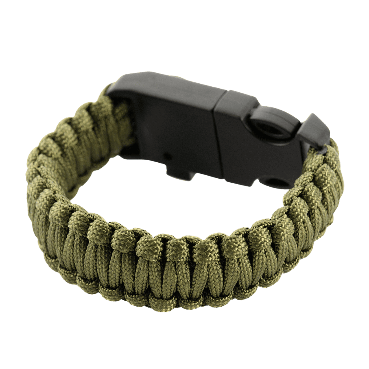 M-Tac Paracord-rannekoru tulentekijällä, kompassilla ja pillillä retkeilyyn ja selviytymiseen, vahva sotilastyyli