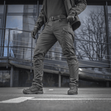 M-tac taktiset housut Conquistador Gen. I Flex ulkokäyttöön, kulutusta kestävä polycotton Rip-stop Flex -malli