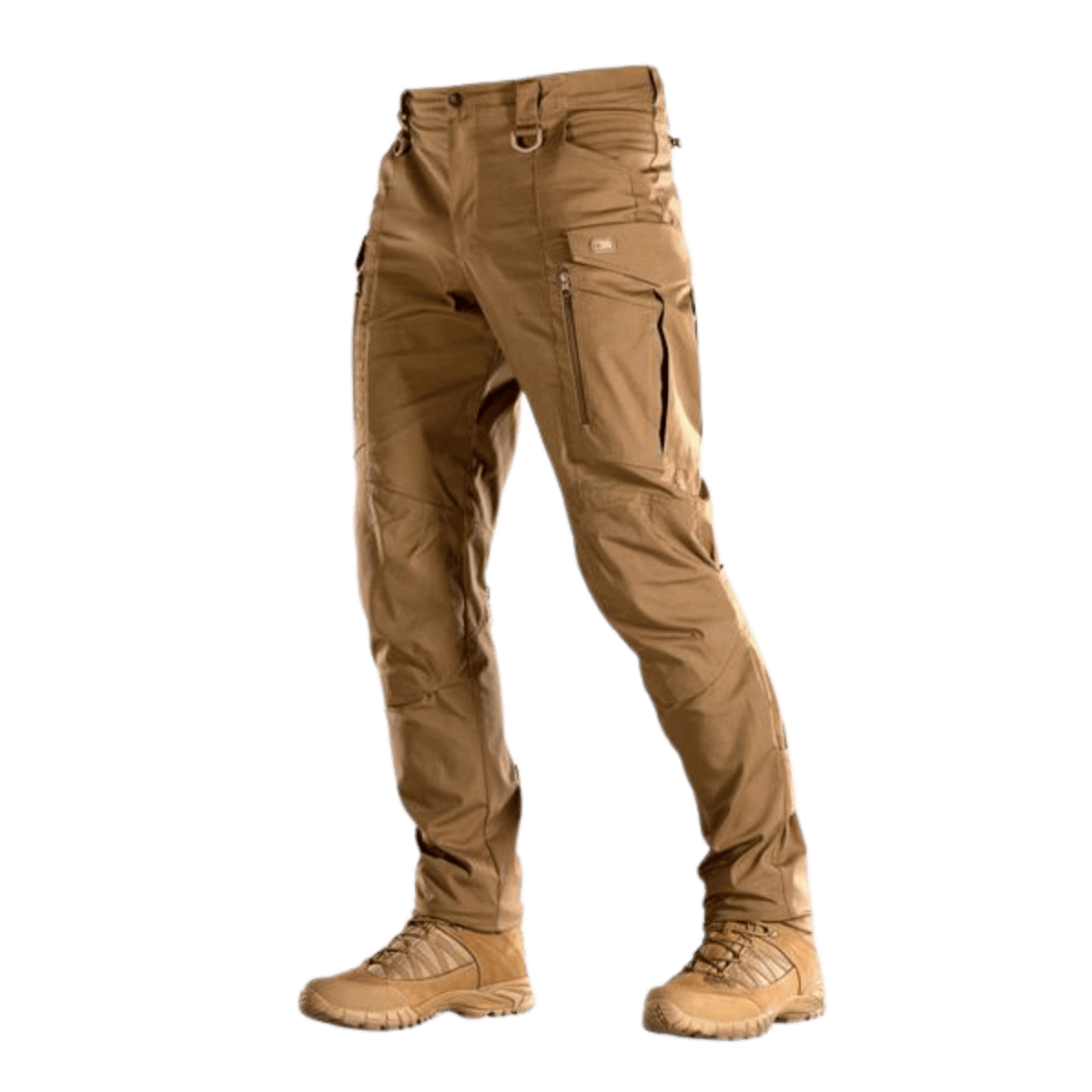 M-tac taktiset housut Conquistador Gen. I Flex kulutusta kestävästä polycotton Rip-stop Flex -kankaasta ulkoilua varten