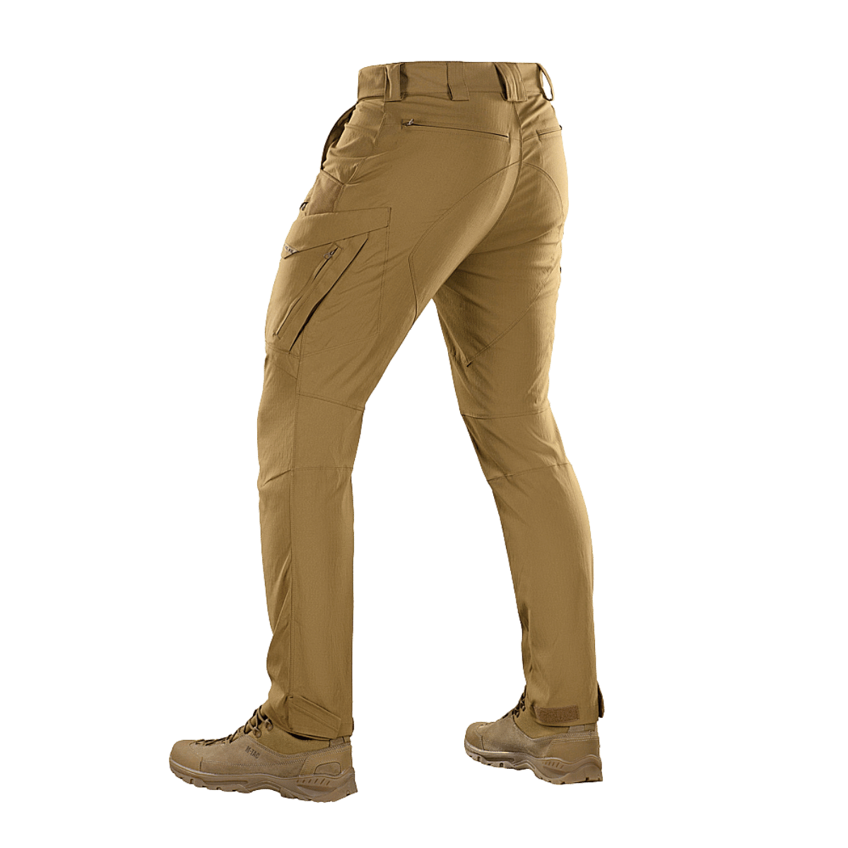 M-Tac-housut Aggressor Summer Flex Rip-Stop-nylonista taktiseen ja mukavaan käyttöön kuumassa.