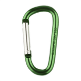 M-Tac karabiinihaka 8 cm vihreässä alumiinissa, täydellinen varusteiden kiinnittämiseen liiviin, vyöhön tai reppuun. Kevyt ja kestävä design.