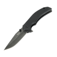 M-Tac Outdoor & Militær taittoveitsi - Type 8, Clip Point -terä, musta kahva, 5Cr15MoV kromiruostumaton teräs.