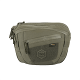 M-Tac Sphaera Hardsling Bag Large Elite med Velcro oliivinvihreänä, etu-Velcro-paneelilla ja säädettävällä olkahihnalla, valmistettu kulutusta kestävästä Cordura:sta.