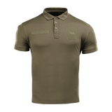 M-Tac Polo Elite Tactical Coolmax oliivinvihreä, suunniteltu poliisi- ja turvallisuustyöhön, kosteutta siirtävä Coolmax®-materiaali.